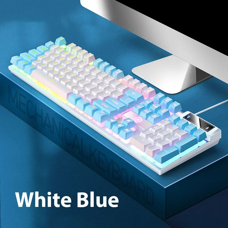 Cool Wired Gaming Keyboard with RGB light