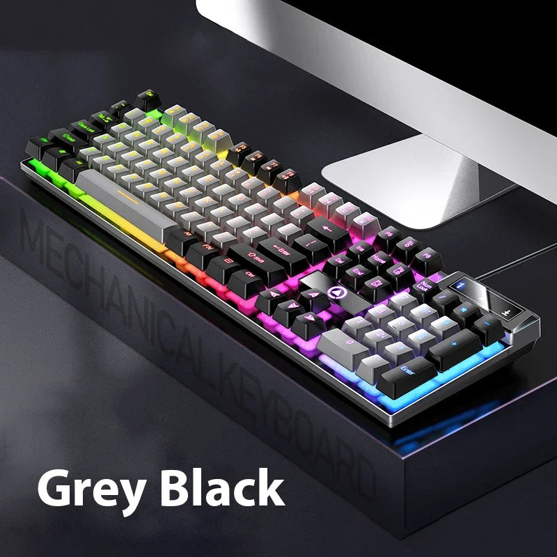 Cool Wired Gaming Keyboard with RGB light