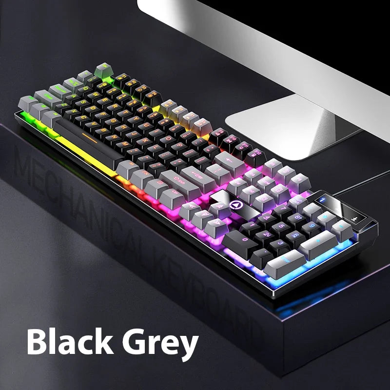 Cool Wired Gaming Keyboard with RGB light