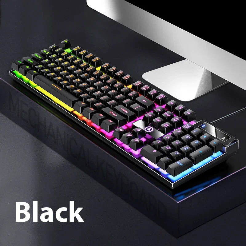 Cool Wired Gaming Keyboard with RGB light