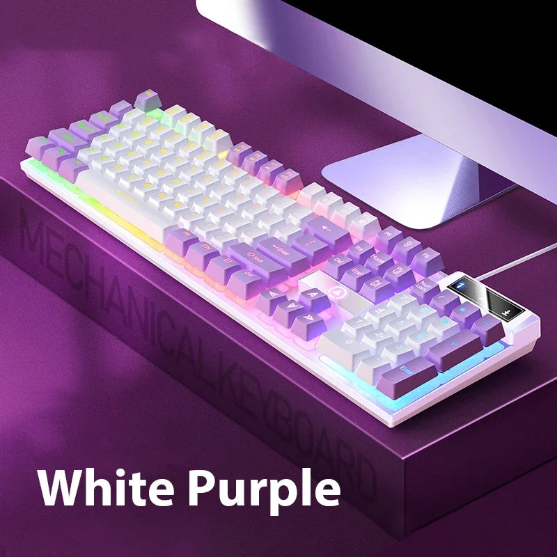 Cool Wired Gaming Keyboard with RGB light