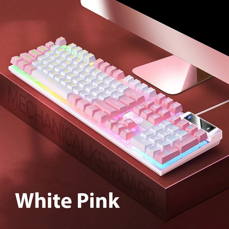 Cool Wired Gaming Keyboard with RGB light