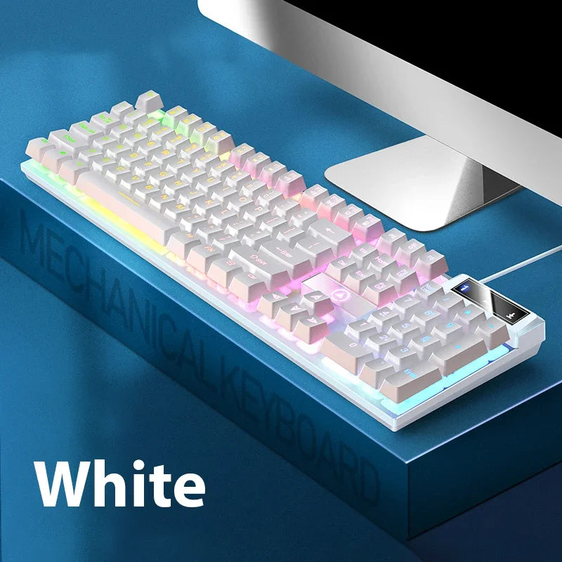 Cool Wired Gaming Keyboard with RGB light